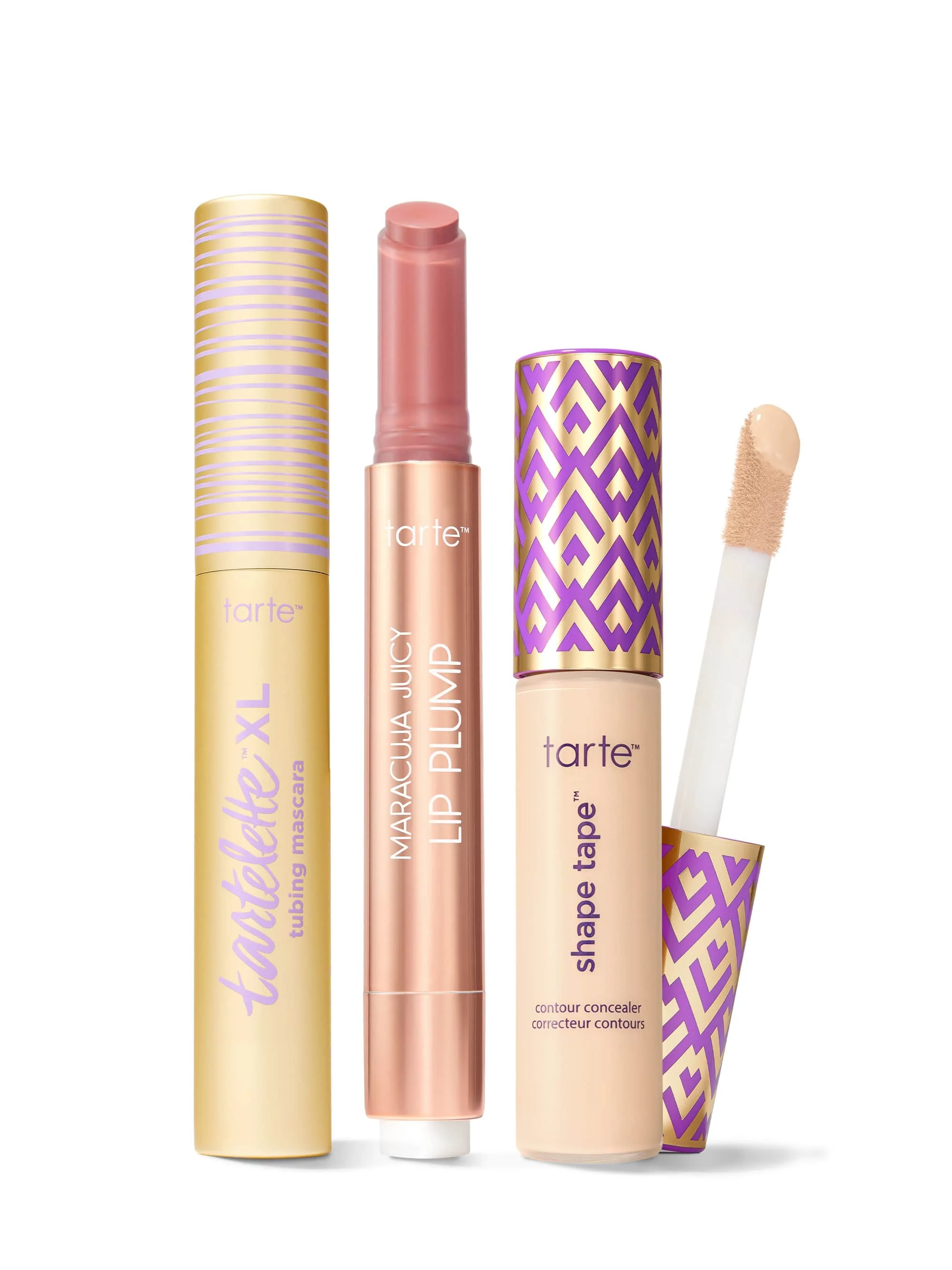 tarte™ shape tape concealer, XL tubing mascara and maracuja juicy lip plump trio - Image 6
